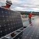 Solar panel installation