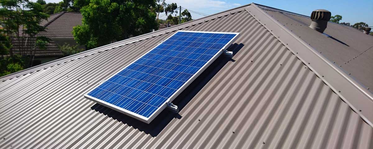 Solar LED Skylight installed on a roof