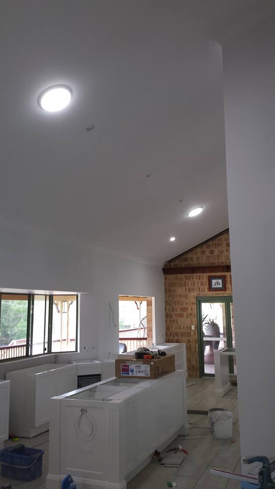 Solar LED skylight Lightening kitchen and living area