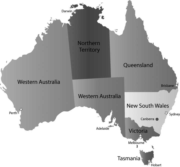 Australia's Political map