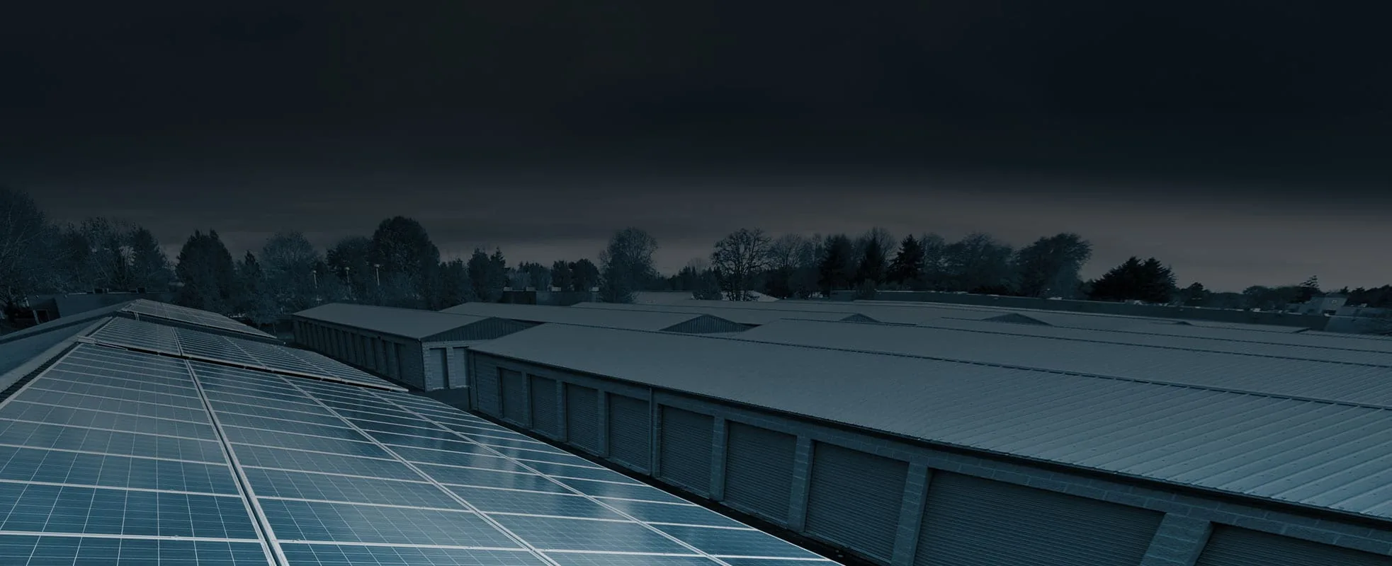 Large scale solar panel installation