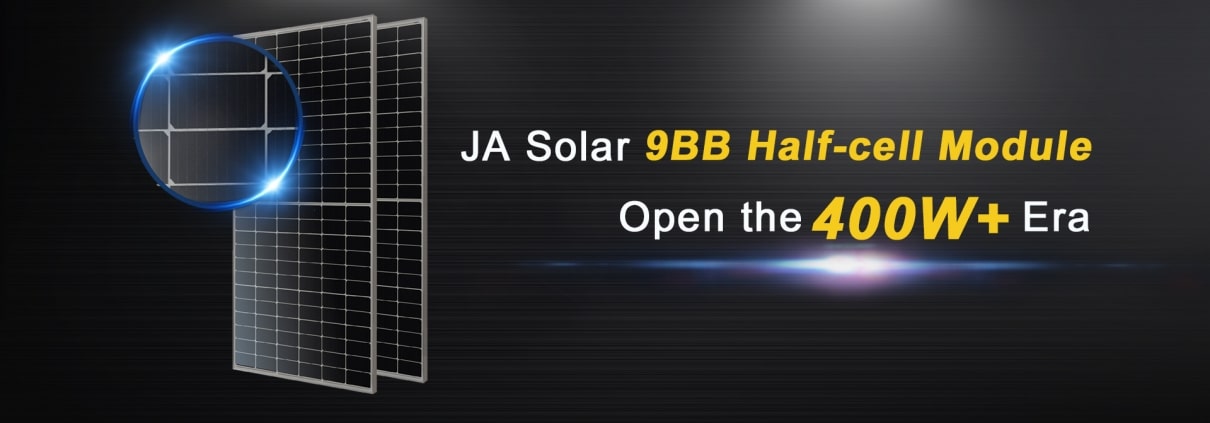 JA solar panels