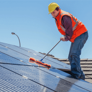 how to clean solar panels